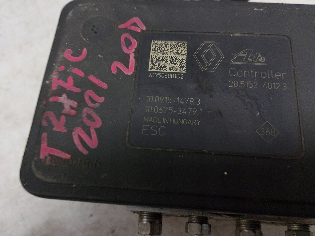 фото №7, Renault trafic насос тормозная abs 476601418r europa