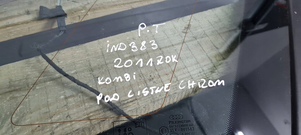 фото №7, S4 b8 a4 стекло кузовная правая правый задняя w крыло 11r 8k9845300n