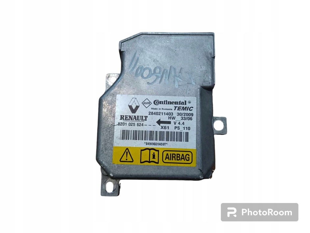 фото №1, Модуль датчик подушок air renault kangoo iii ii 08