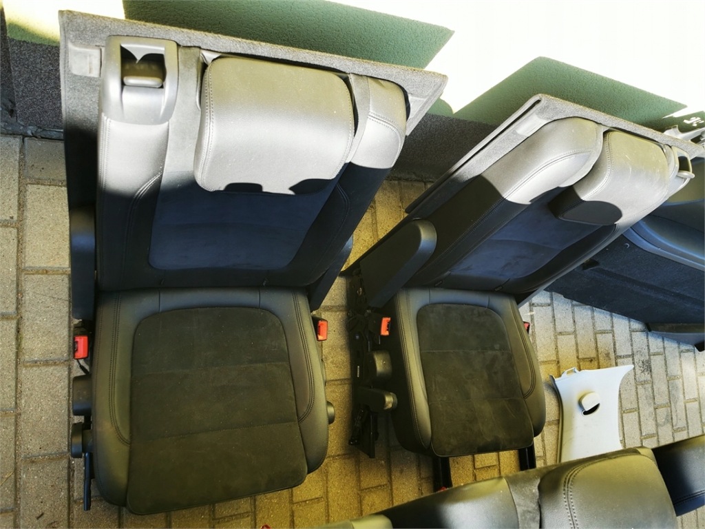 Vw sharan ii 7n 7n0 10- сидіння сидіння 7 осіб шкіра alcantara ремені Доставка