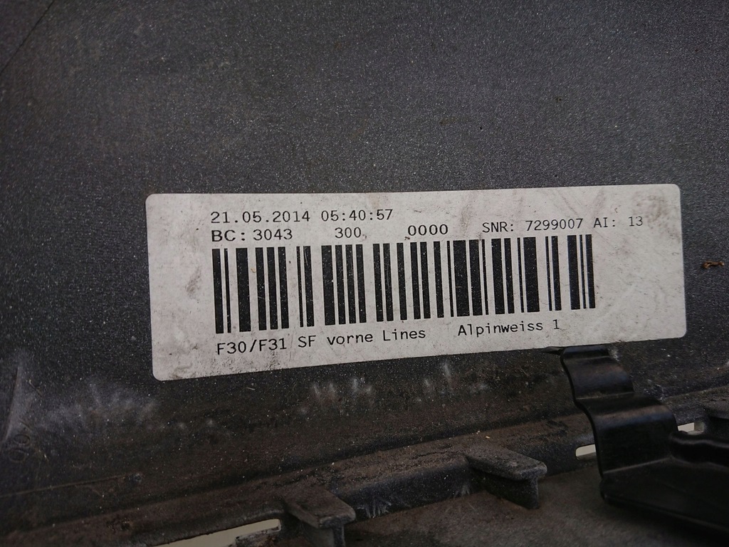 фото №10, Bmw 3 f30 f31 бампер передний перед