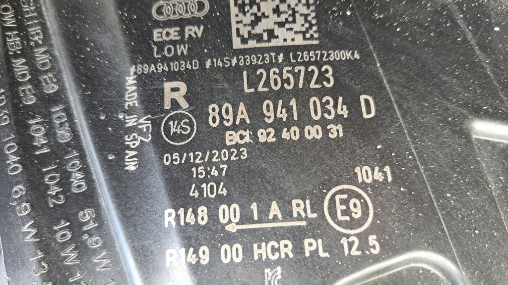 фото №6, Audi q4 89a full led лампа передняя