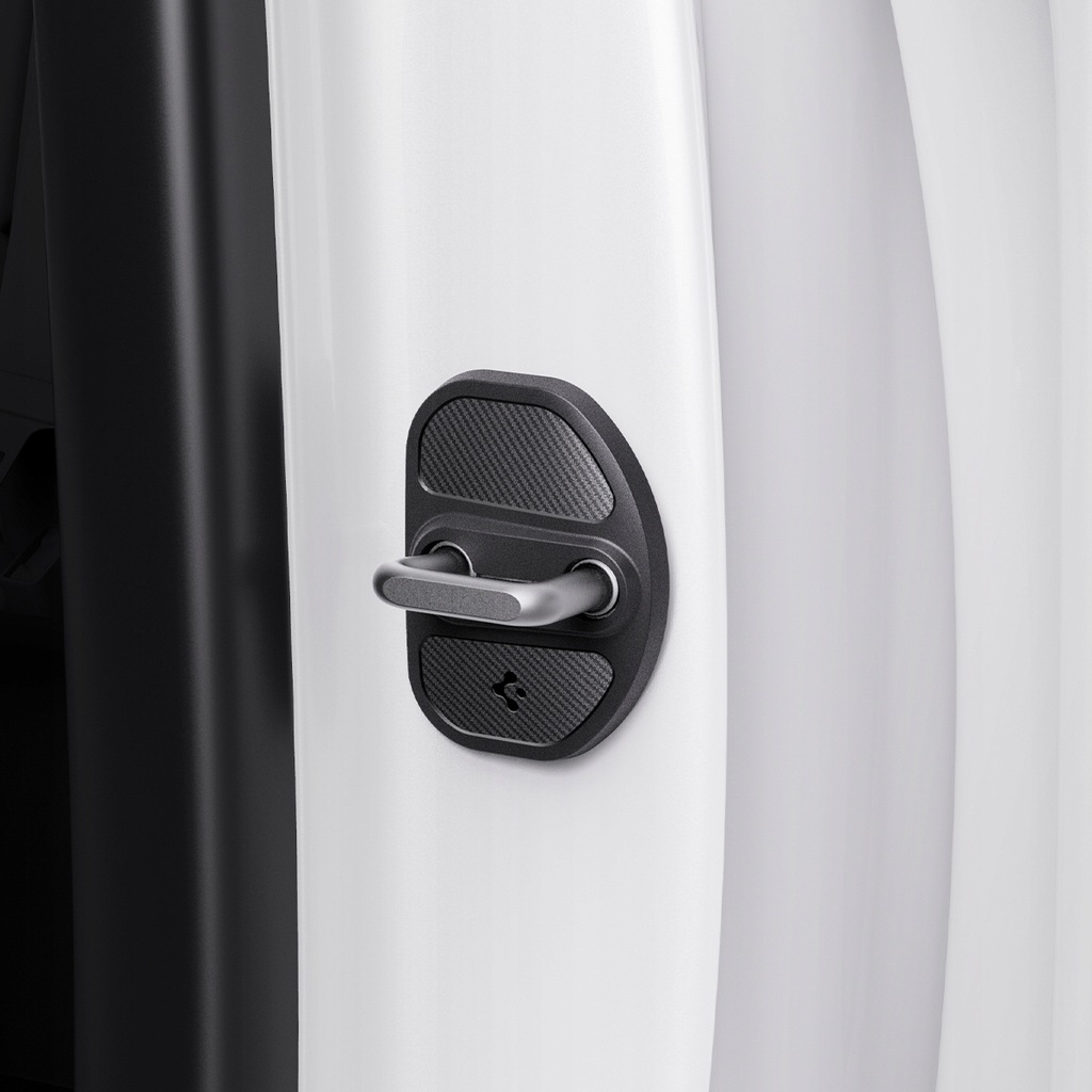 фото №8, Захист замки петлі двері 4x do tesla model 3/y, spigen door lock cover