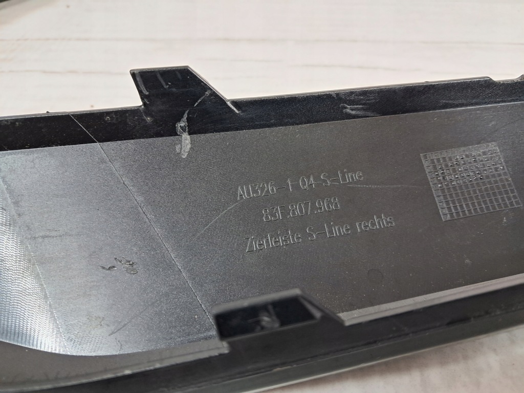 фото №6, Audi q3 ii s-line молдинг бампера решітка правий задня задня 83f807968