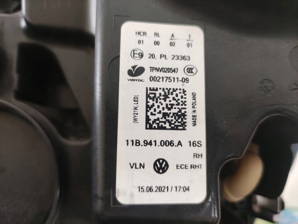 фото №10, Vw volkswagen id.4 лампа правий перед 11b941006a eu