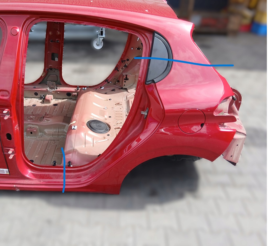 фото №1, Peugeot 208 i четверть левая крыло задний левый kol epyd 2013-