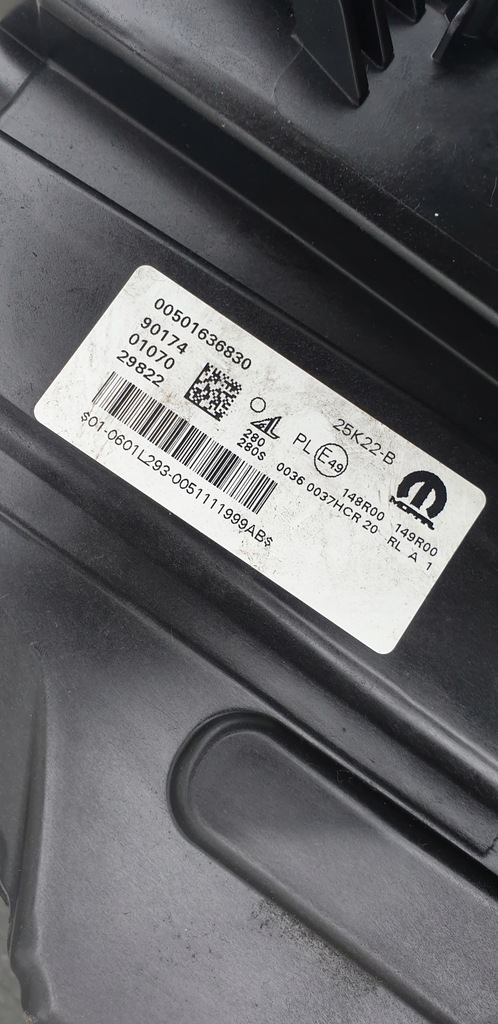 фото №7, Jeep compass ii lift 00501636830 лампа левый перед full led