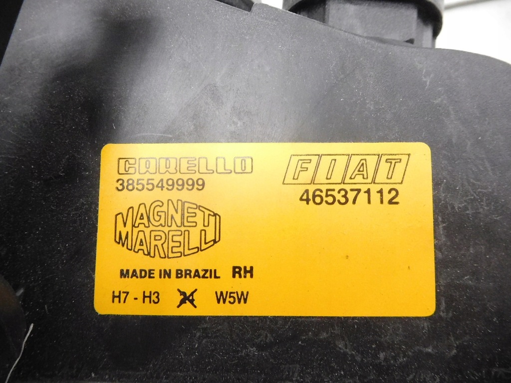 фото №8, Фара левый palio siena strada 46537112