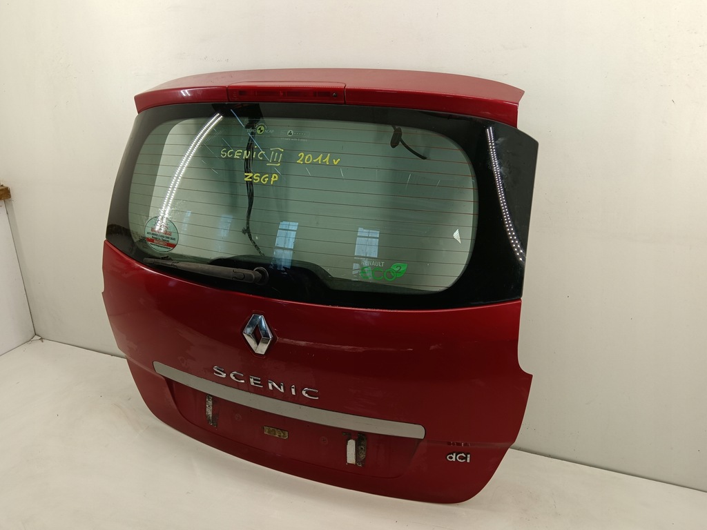фото №4, Крышка багажника багажника задняя renault grand scenic iii 08-12 zsgp