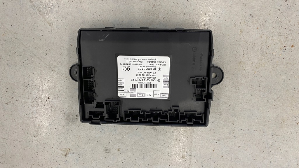 фото №1, Блок керування модуль двері mercedes cl w216 2168707626