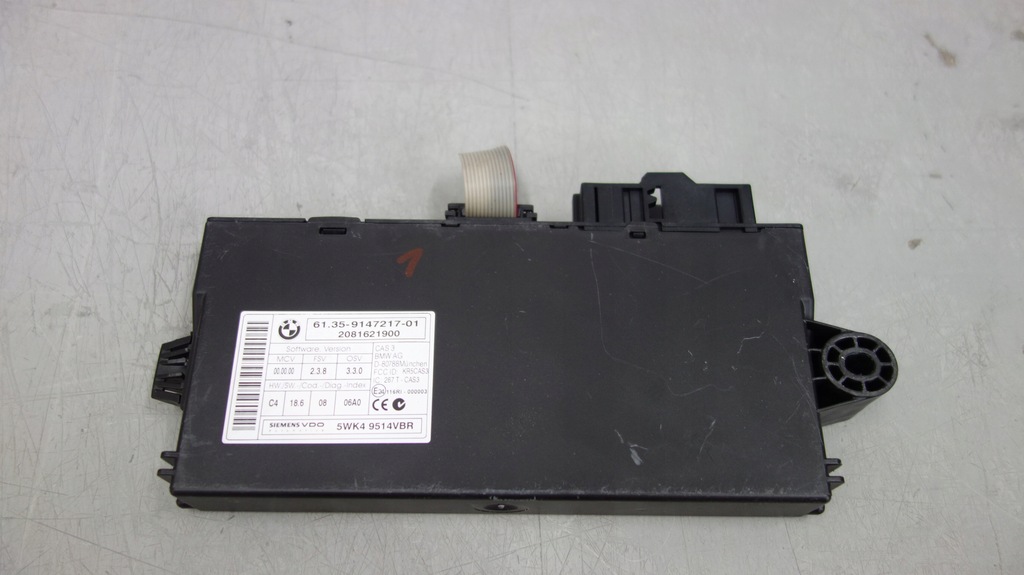 фото №1, Bmw модуль блок керування cas 9147217