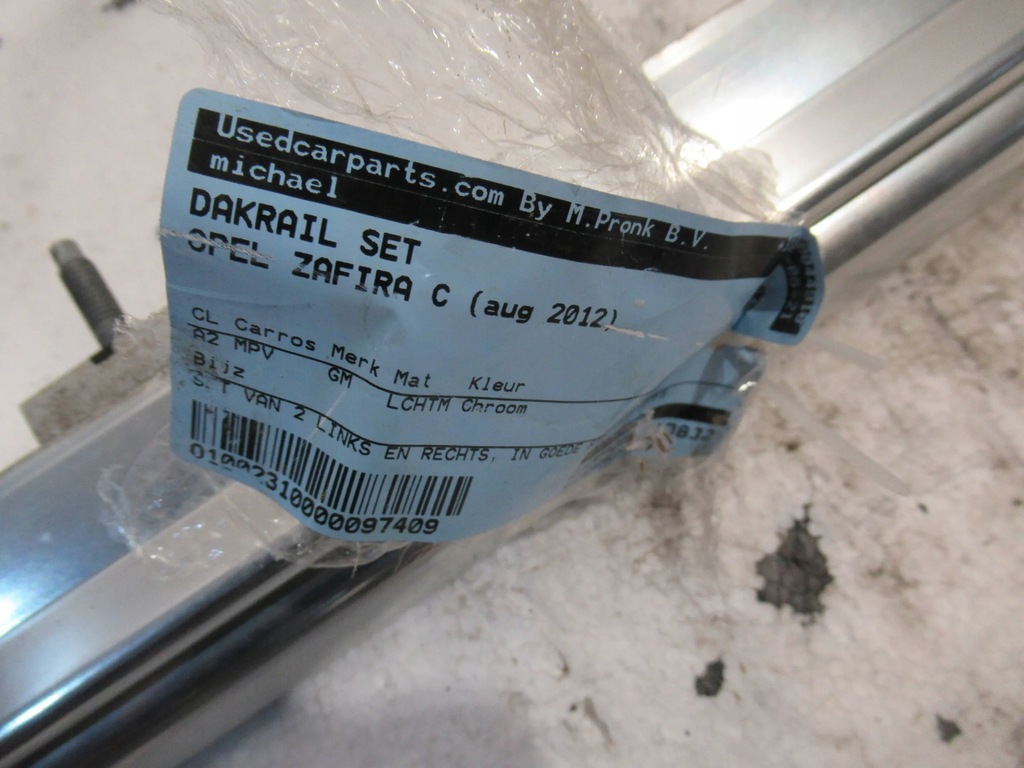 фото №8, Рейлинги кровельные opel zafira c