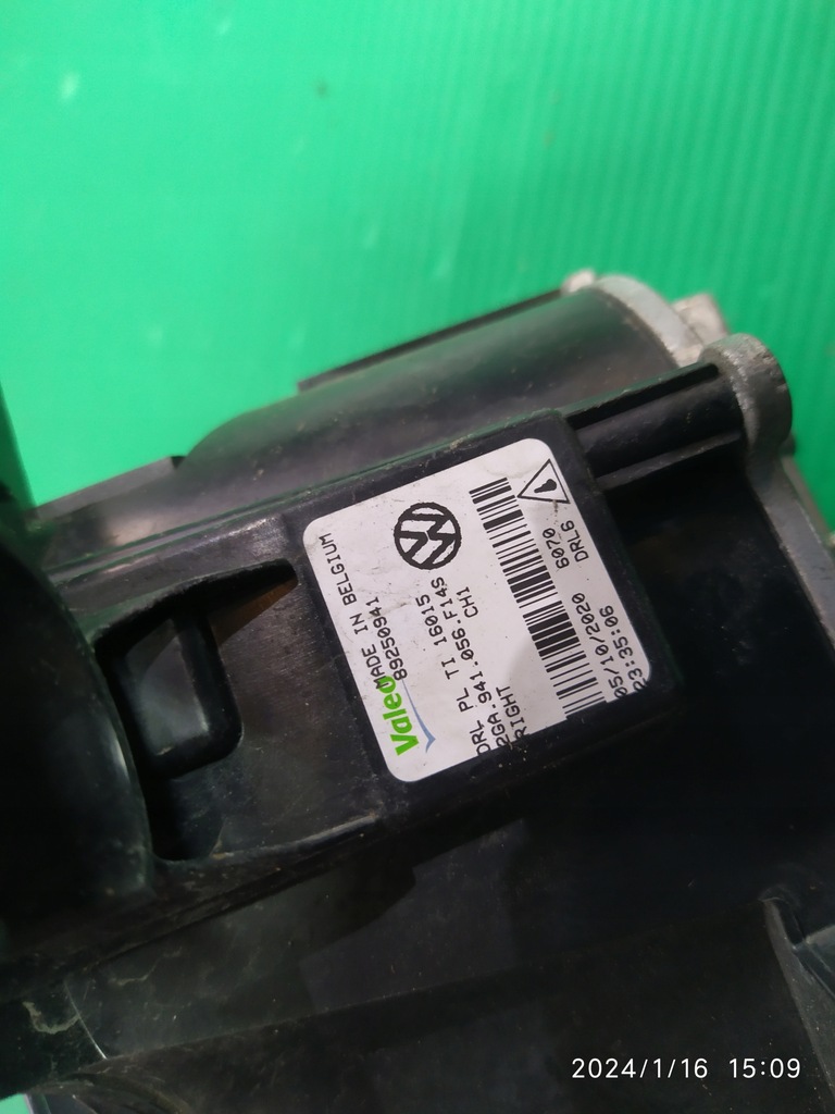 фото №9, Протитуманна фара поворотник led drl правий vw t-roc 19r