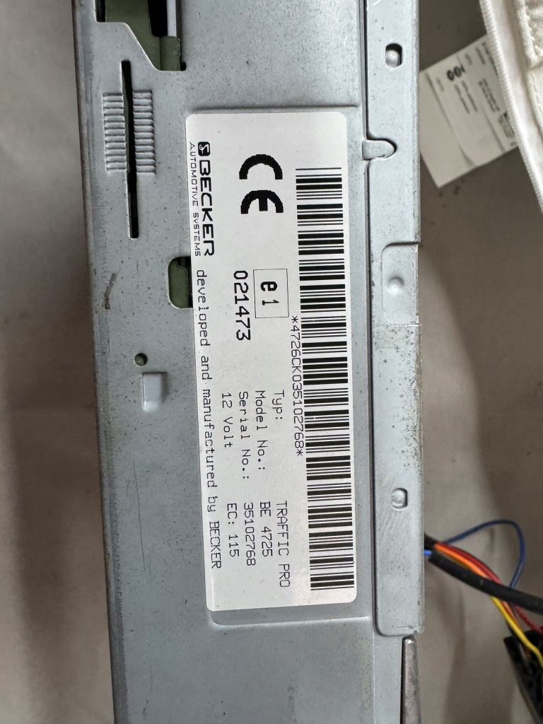 Радіо becker trafic pro 4725 mercedes bmw audi porsche Недорого