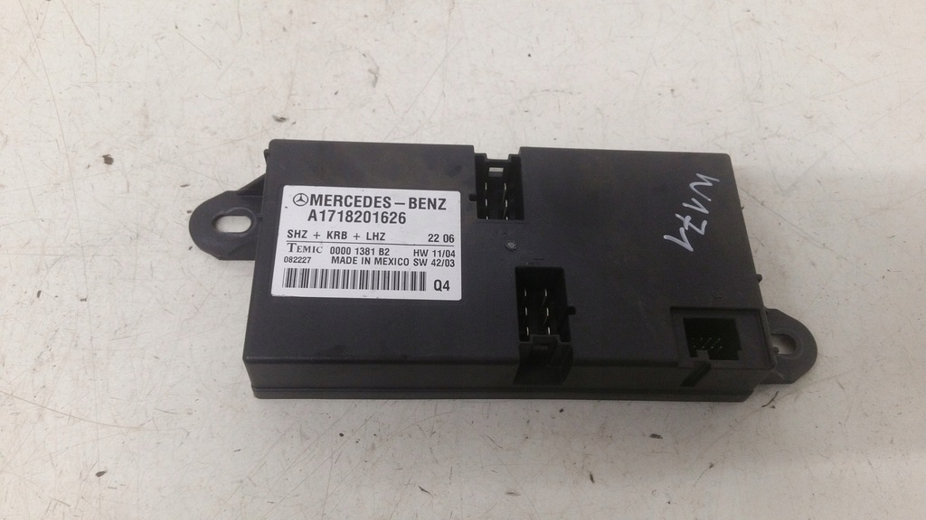 фото №1, Модуль сидіння 1718201626 mercedes w171