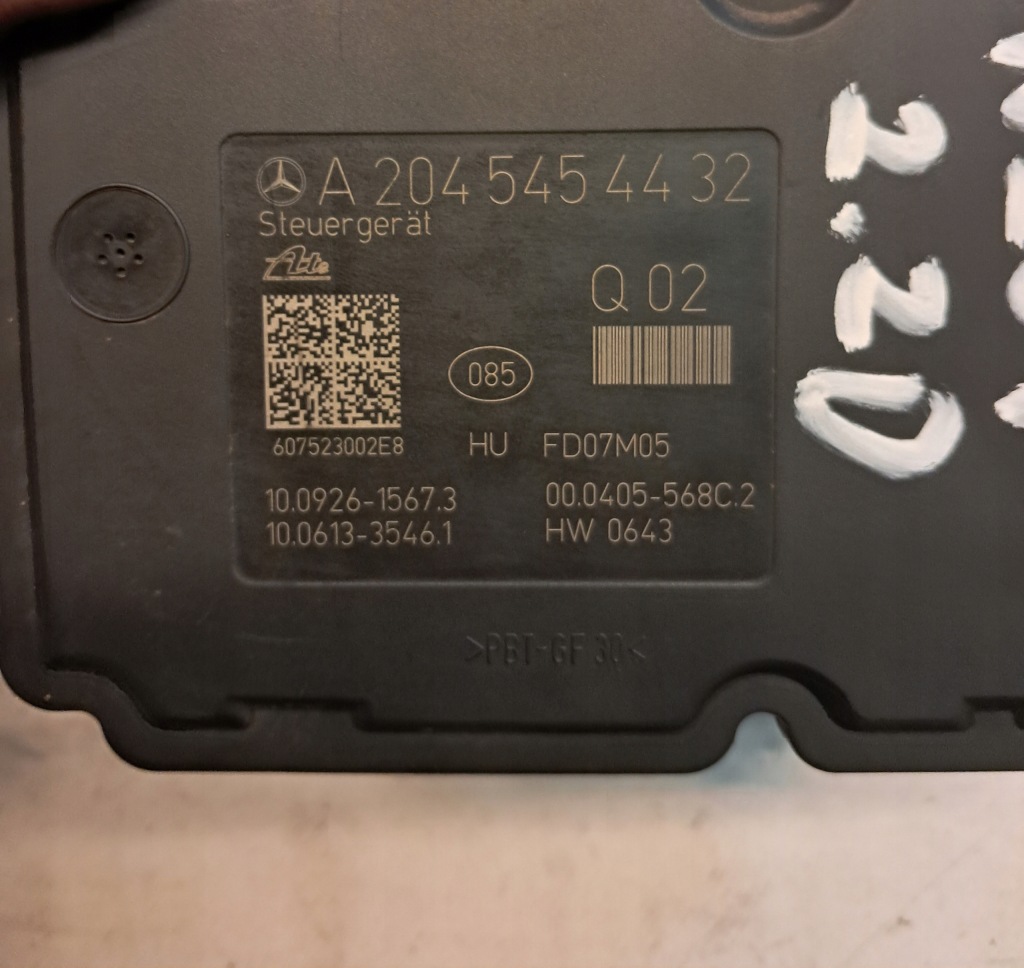 Насос abs esp mercedes w204 2.2 cdi a2045454432 a0064312312 с Разборки