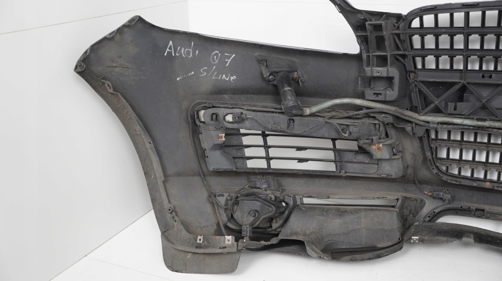 фото №8, Бампер перед передній audi q7 4l 05-09r s line омивачі pdc lz7l