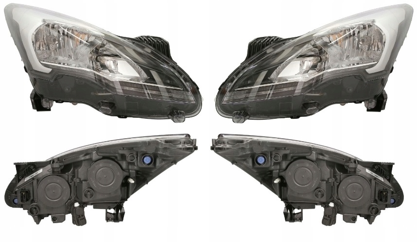 фото №1, Фара лампа peugeot 3008 5008 13- valeo l+p