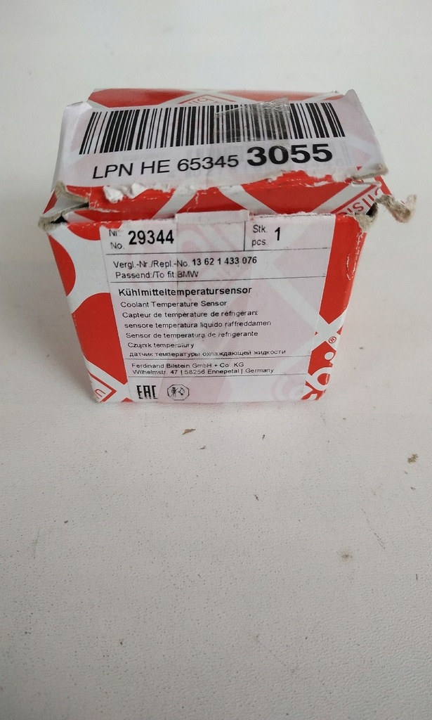 фото №9, Febi 29344 датчик температури рідина охолоджувач. bmw