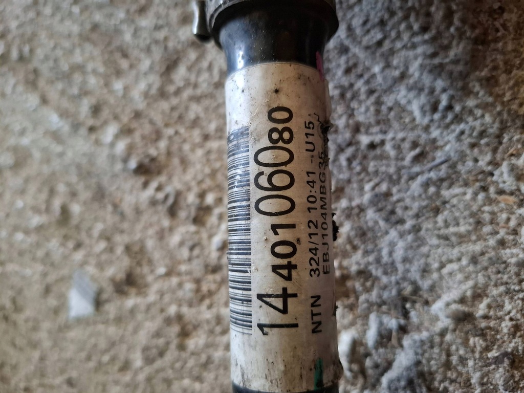 фото №1, Citroen jumpy 2012 перед сторона левая приводной вал автоматическая коробка передач