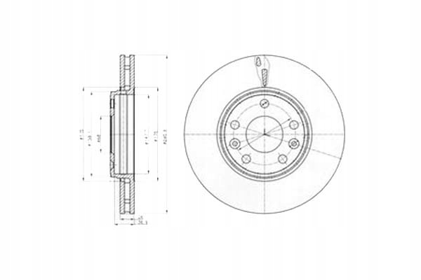 фото №1, Delphi bg4264 диск тормозная