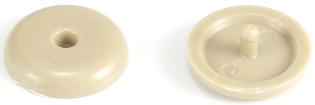 фото №4, 1x бежевая клипса блокировка поперечина безопасности клипса