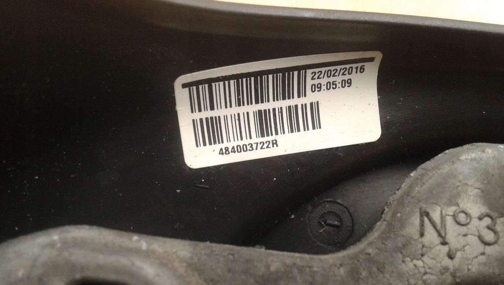 фото №10, Воздуховод карбон renault captur 1 i 13-19 484003722r