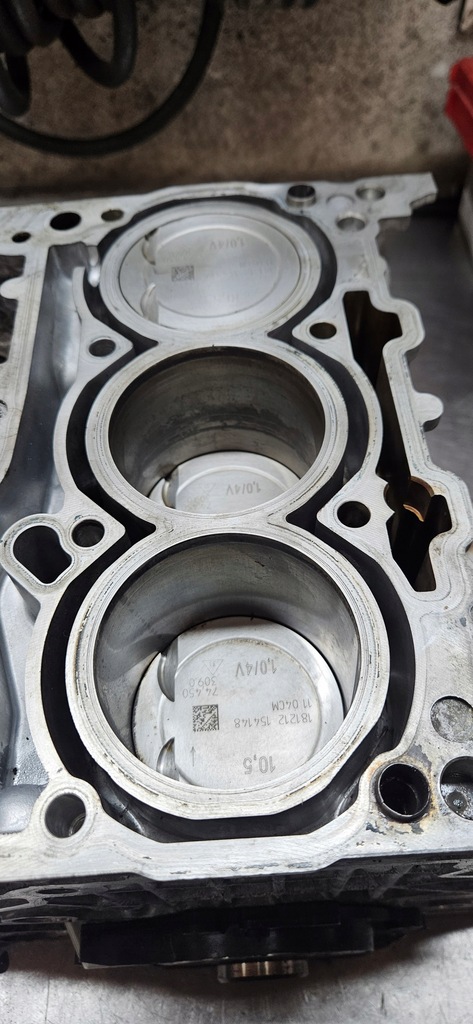 фото №13, Vw up! up seat mii 1.0 блок двигуна dół поршні wał chy 04c1030238