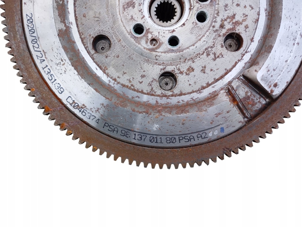 фото №8, Сцепление dosick диск колесо двухмассовый citroen peugeot 1.2 thp оригинальный номер 9813701180