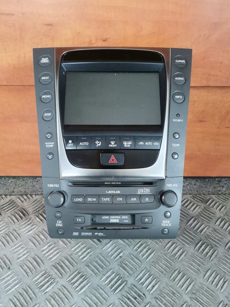 фото №1, Lexus gs 300 iii оригинальный номер радио заводской навигация 86111-53070