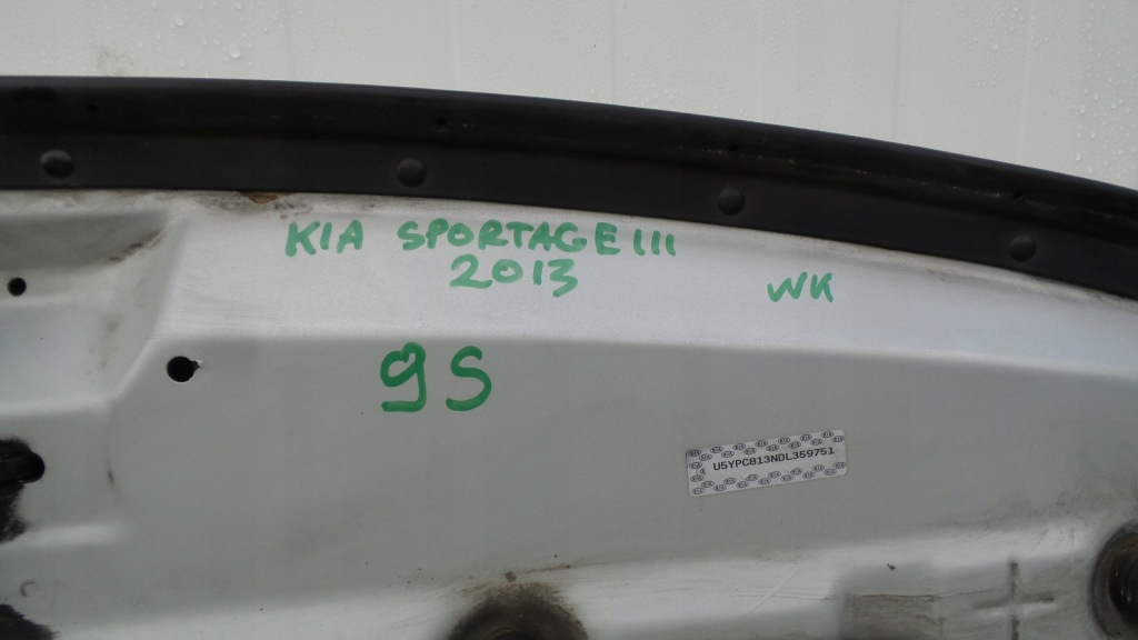 Kia sportage iii капот крышка двигателя 9s 10-14 2013r капот передняя Оригинал