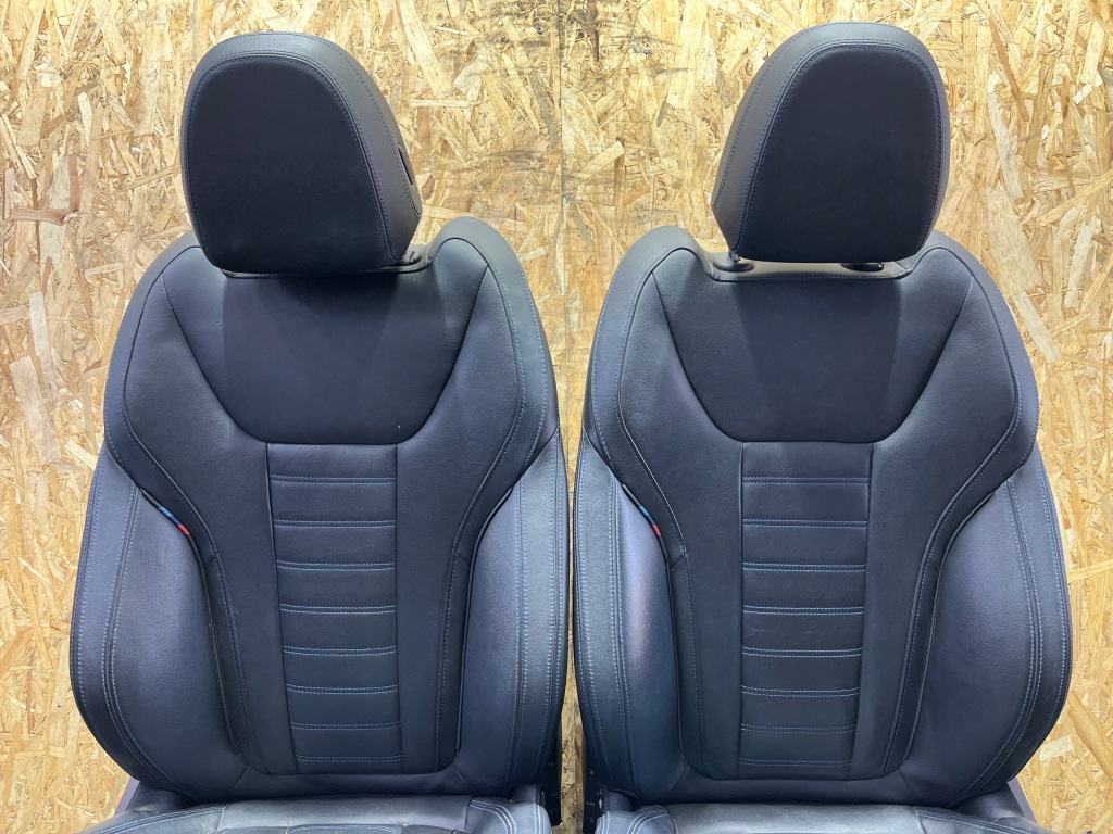 фото №14, Сидіння заднє сидіння обшивки bmw x4 g02 m40i czarna шкіра підігрів електричний europa