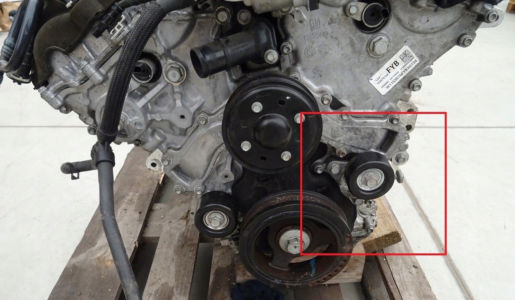 фото №1, 2016 camaro 3.6 ролик kółko ремінь натягувач колесо