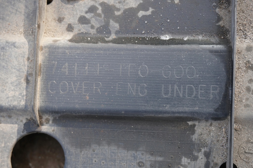 фото №10, Honda jazz iii защита нижняя 74641-tf0-g00-51 74165 74112-tf0-g00 74115