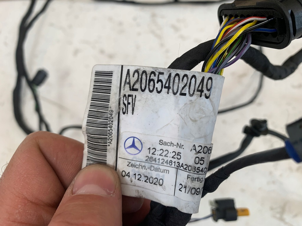 фото №5, Mercedes c w206 джгут датчиків pdc a2065402049