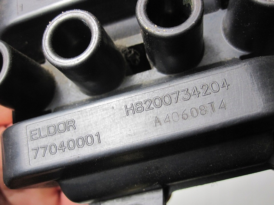 фото №8, Котушка запалювання renault clio ii 1.2 05r