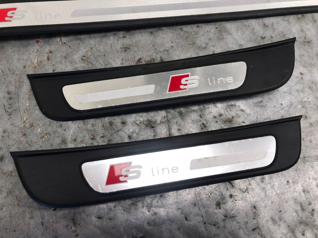 фото №2, Накладки пороговые s-line комплект audi a5 sportback