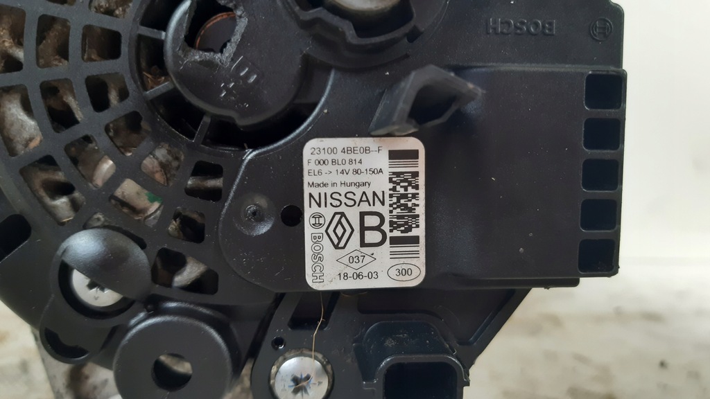 фото №5, Nissan qashqai j11 1.2 генератор 4be0b-f