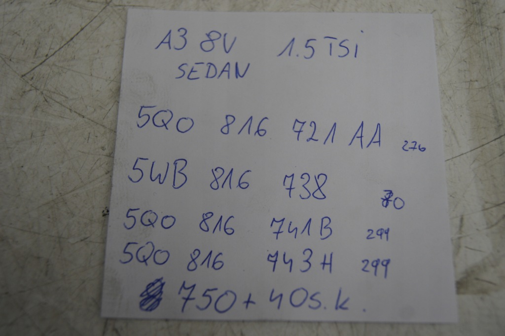 A3 8v седан 1.5 tsi провода кондиционера Цена