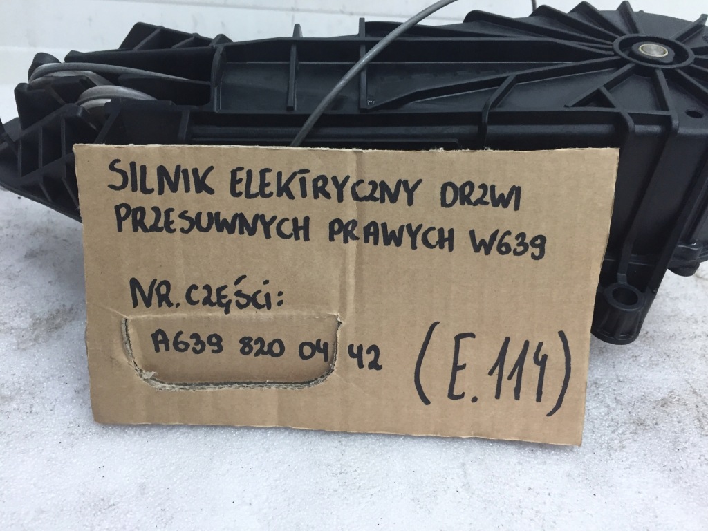 фото №16, Mercedes vito viano w639 моторчик дверь раздвижных a6398200442 r