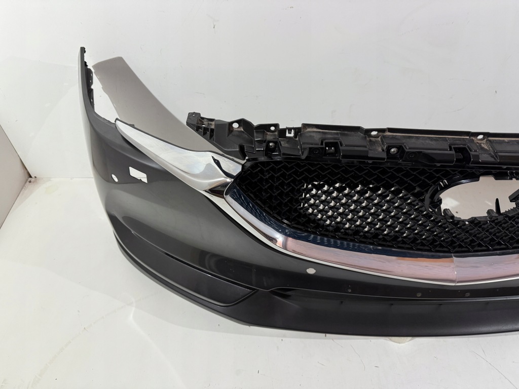 фото №3, Mazda cx5 ii 2 бампер передний перед решётка радиатора хром