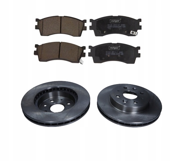 фото №1, Тормозные диски тормозные колодки перед kia rio i dc 2000-2005 254mm