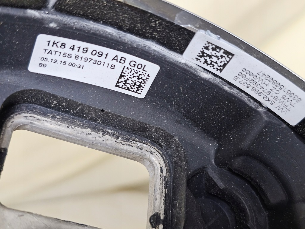 фото №13, Воздуховод кожа мультифункция vw scirocco passat tiguan golf r line