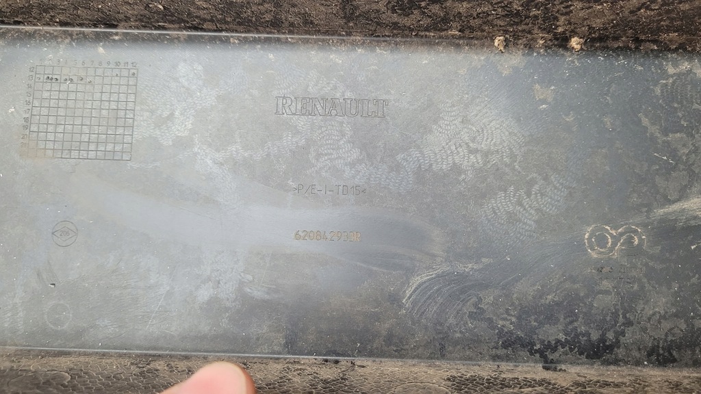 фото №11, Renault captur i 13- бампер перед передний нижний спойлер 620842933r