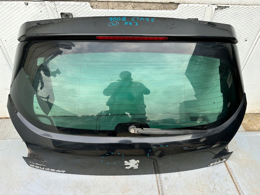 фото №2, Кришка багажника задня peugeot 3008 i з скло