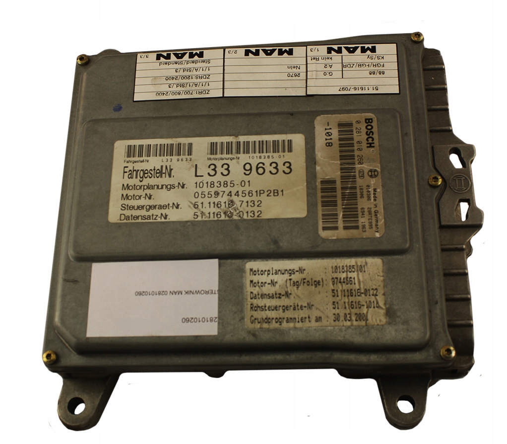 фото №1, Бортовий комп'ютер двигуна блок керування man 281010260