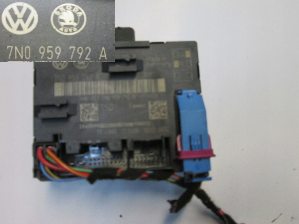 фото №1, Skoda superb ii модуль w дверь перед правый передний