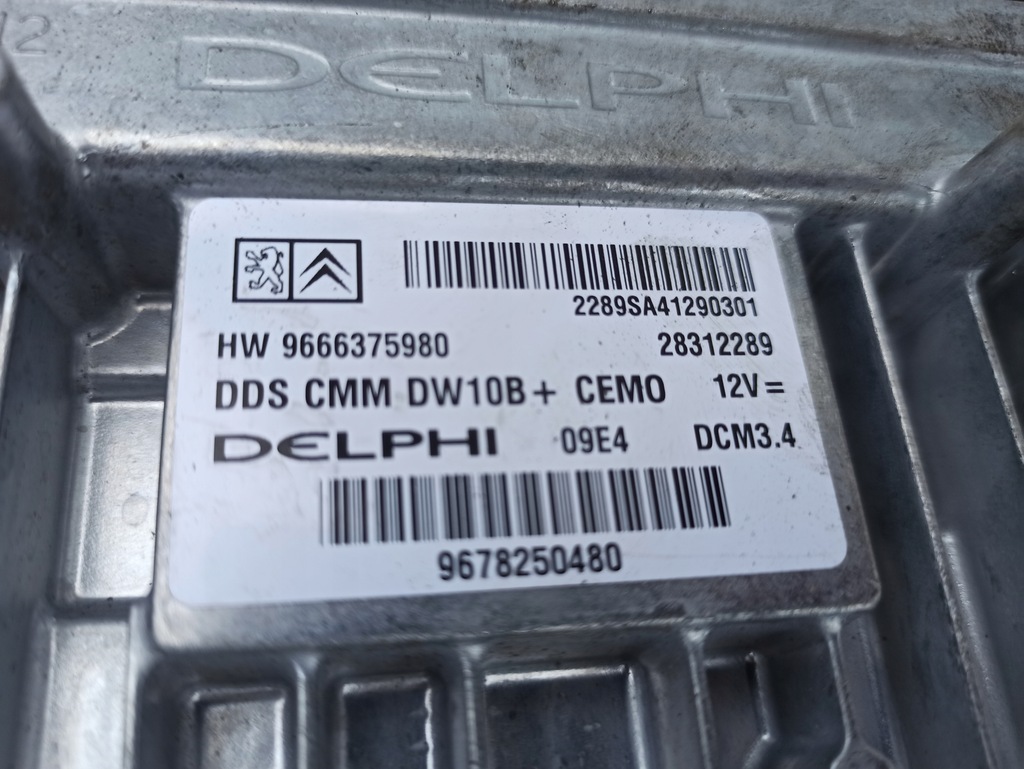 фото №6, Peugeot 508 i 2.0 hdi блок управления двигателя 9666375980