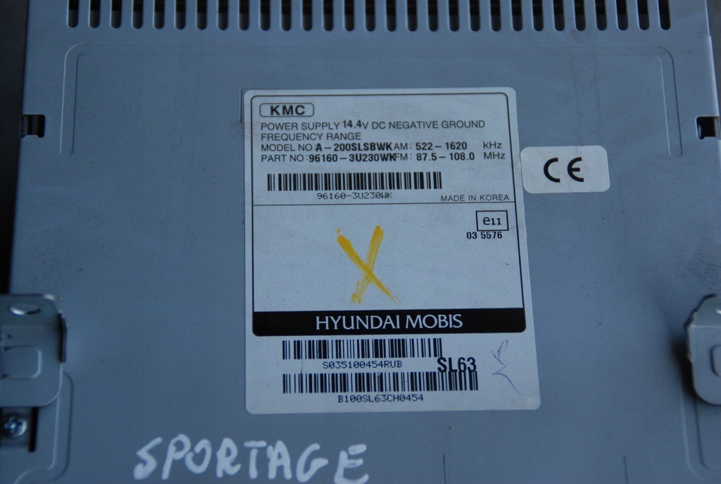 фото №3, Kia sportage 3 iii 10-15r радіо cd радіопрогравач