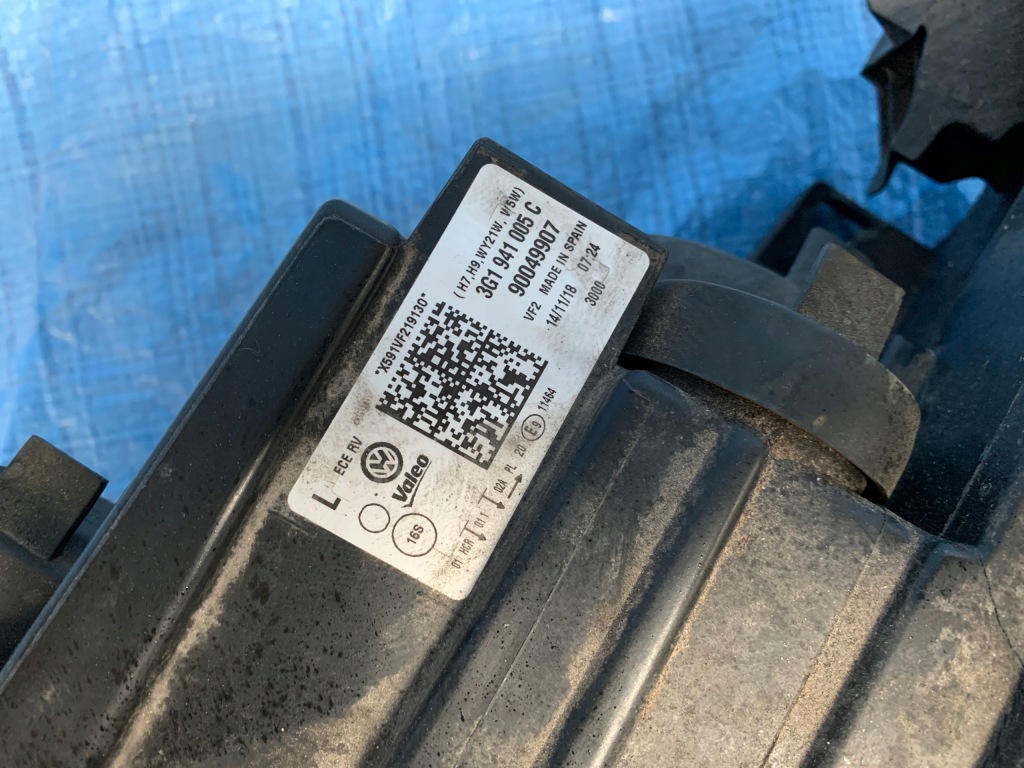 фото №4, Vw passat b8 левая лампа передняя обычная